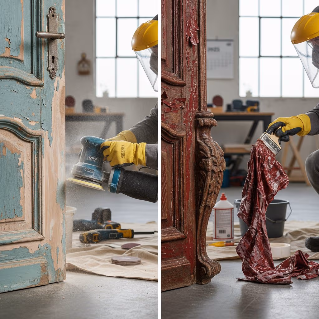 Featured image for Paint Removal Costs: Sanding vs Chemical Methods