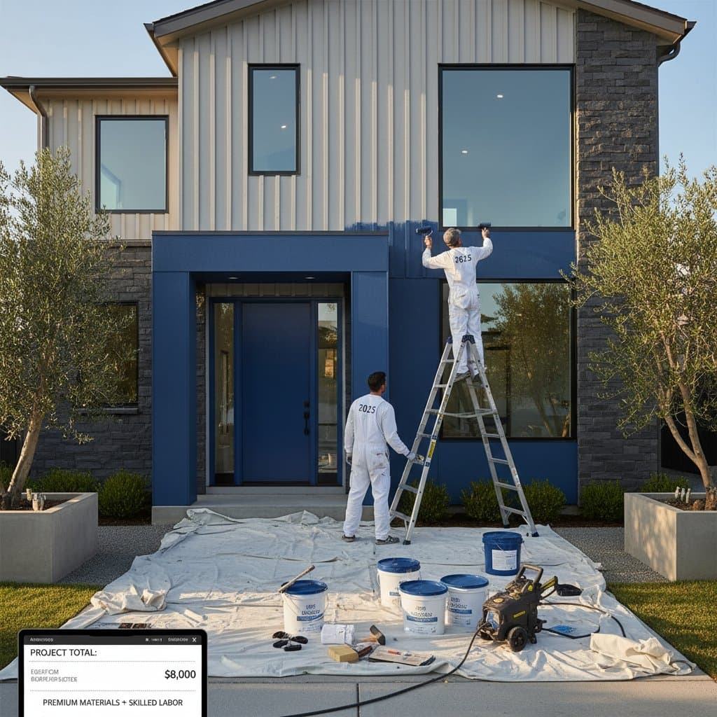 Image for Why Exterior Paint Jobs Now Cost $8K in 2025