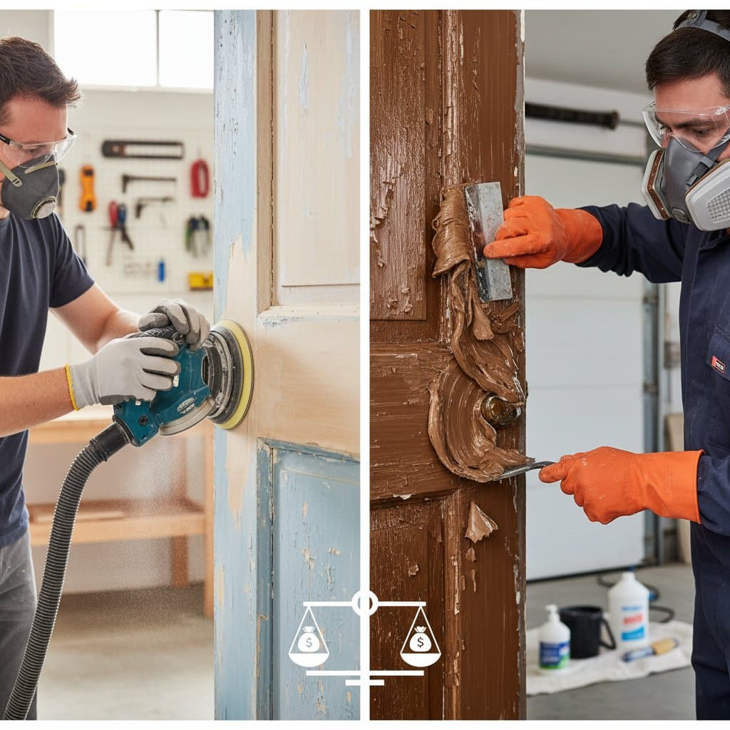 Image for Sanding vs Strippers: Which Saves More Money