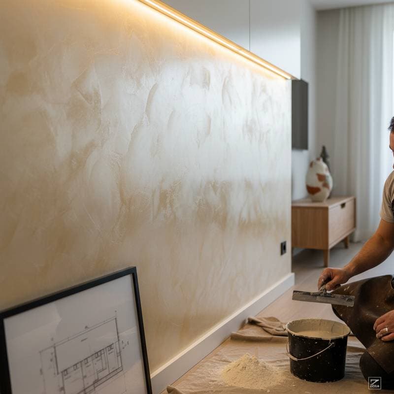 Featured image for Venetian Plaster Costs $8K for Luxury Wall Revival