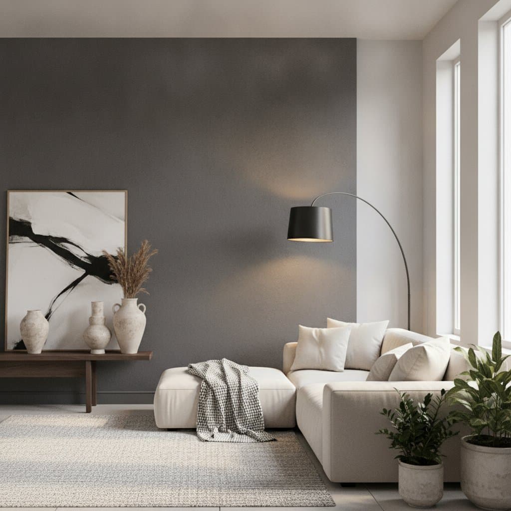 Featured image for Charcoal Gray Accent Walls Transform Rooms in 2026