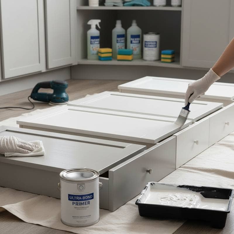 Image for Avoid the $800 Sanding Trap Before Painting Cabinets