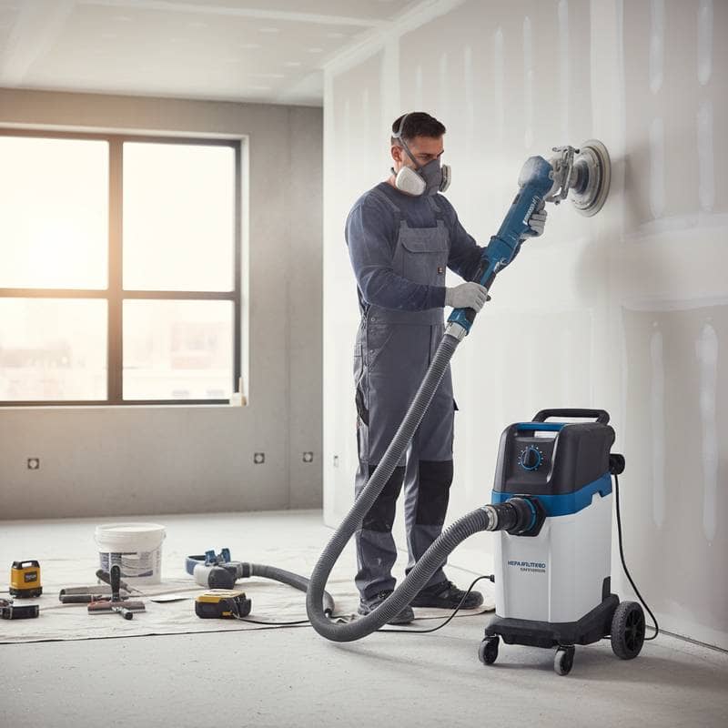 Image for The $800 Dust-Free Tool Pros Use for Drywall Sanding