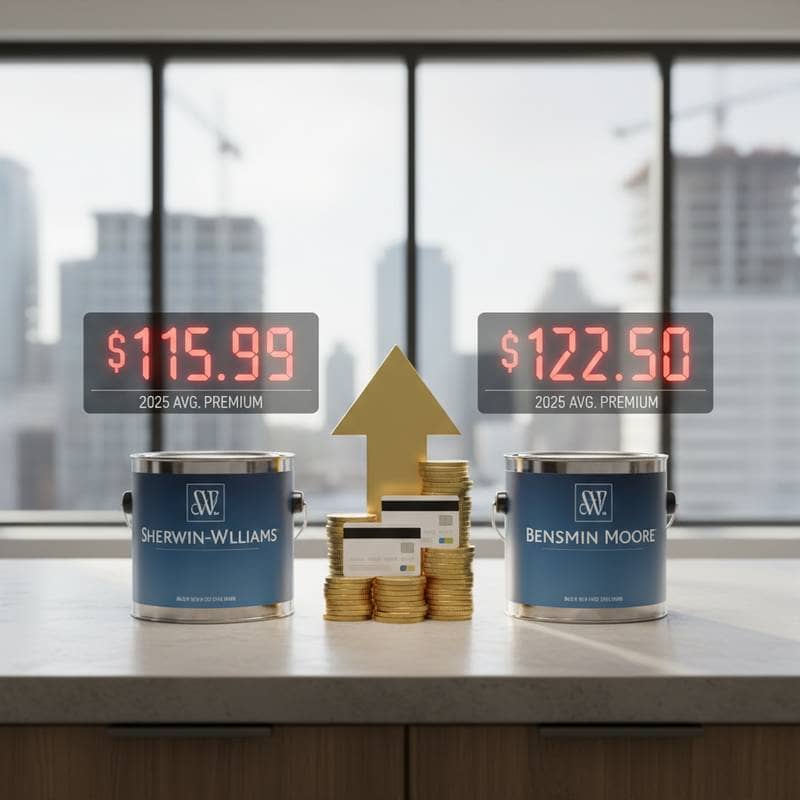 Image for Sherwin-Williams vs Benjamin Moore: 2025 Price Gap