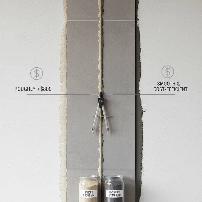 Image for The $800 Impact of Sanded vs Unsanded Grout