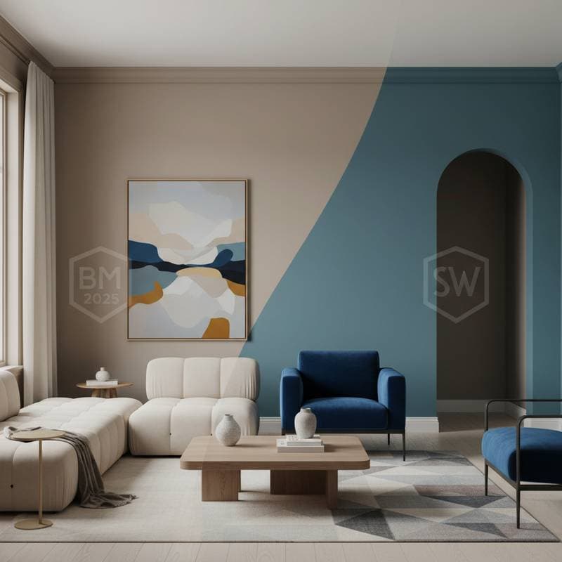 Featured image for Why Benjamin Moore's 2025 Color Beats Sherwin-Williams