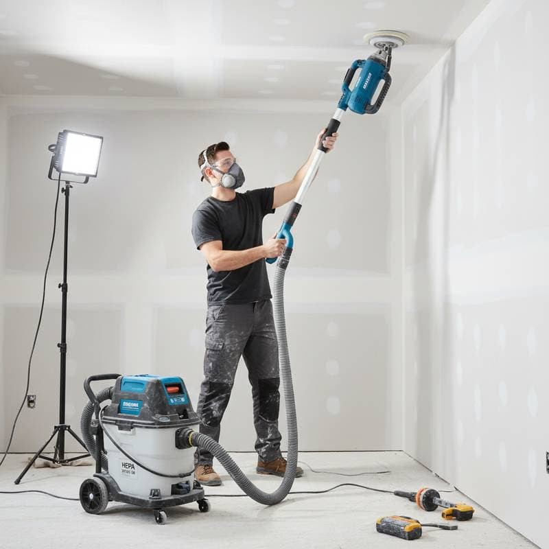 Image for The $800 Dust-Free Sander That Ends Drywall Mess