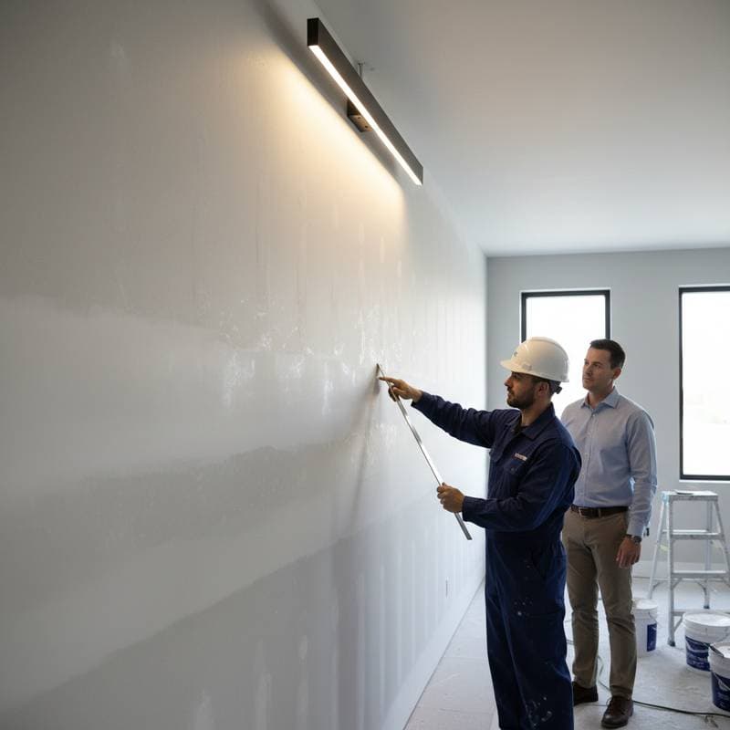 Featured image for Why Lighting Exposes Hidden Drywall Imperfections