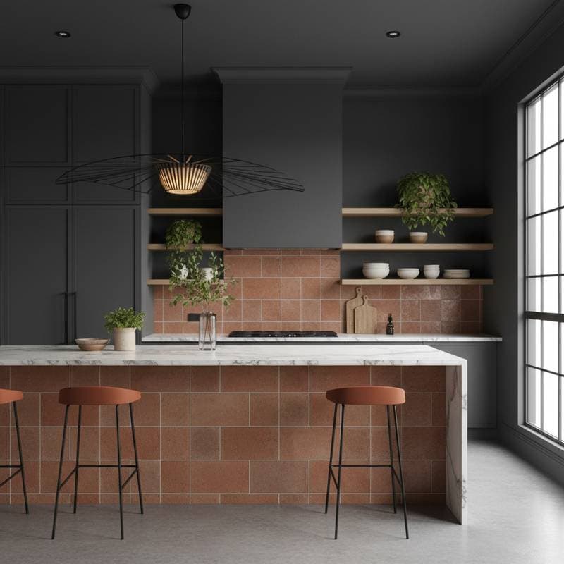 Featured image for Why Charcoal and Terracotta Rule 2025 Kitchens