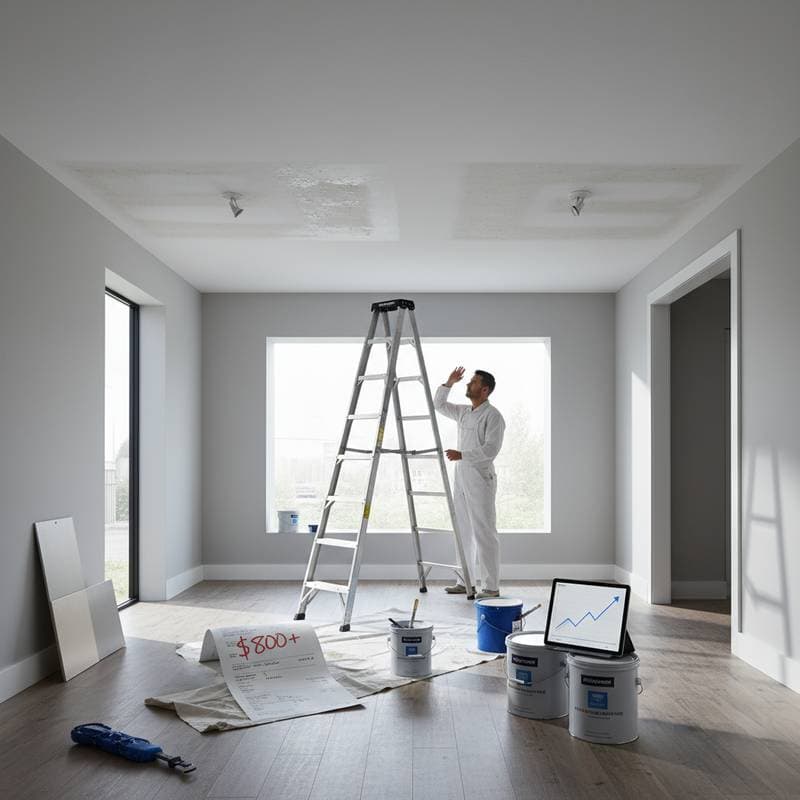 Image for Why Flat Ceiling Paint Costs $800 More Than Expected