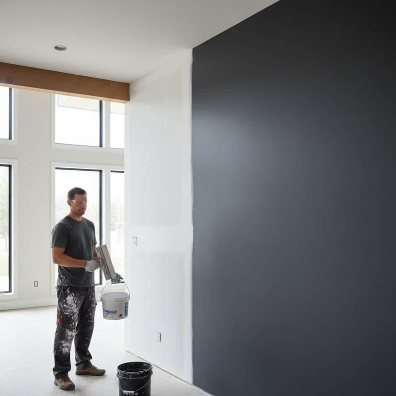 Image for Why Dark Paint Shows Every Drywall Imperfection