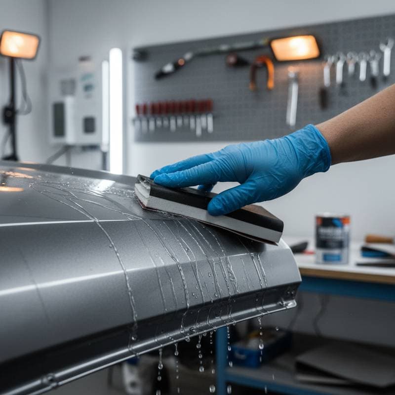 Image for Wet Sanding Doubles Paint Adhesion Through Texture