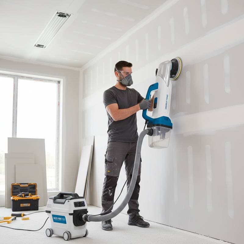 Featured image for The $800 Dustless Sander That Ends Drywall Chaos
