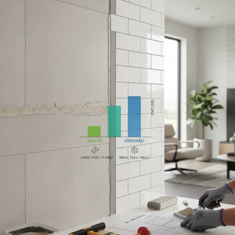 Image for Sanded vs Unsanded Grout: Which Costs Less in 2026