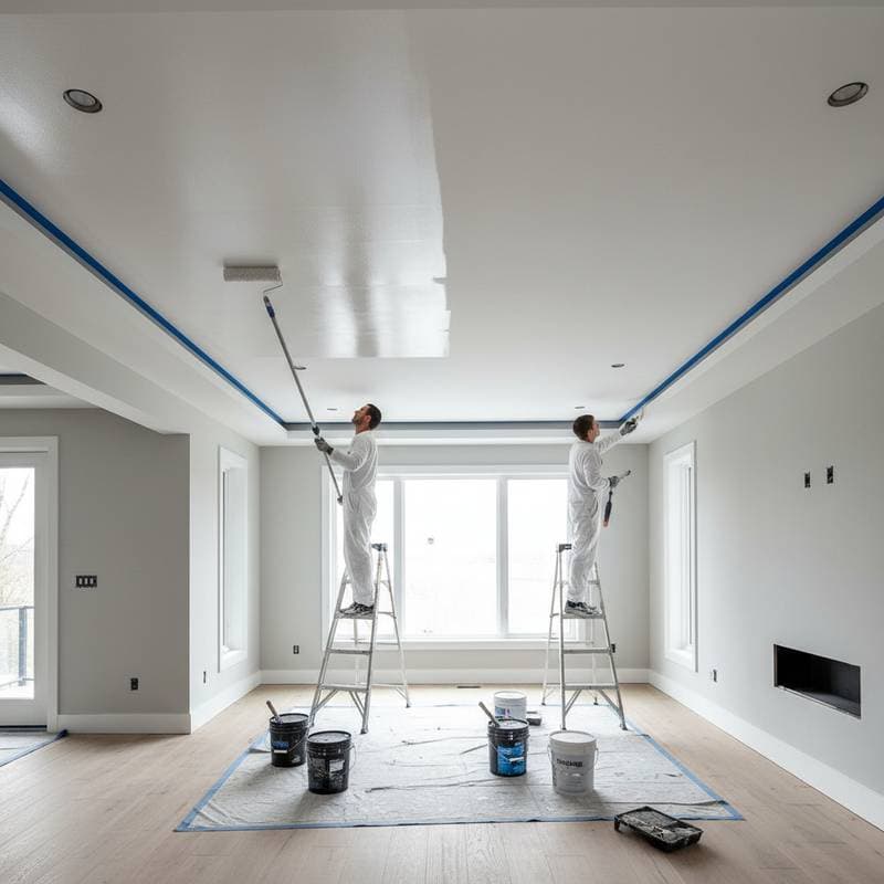 Featured image for Why Flat Ceilings Cut Painting Costs 25%