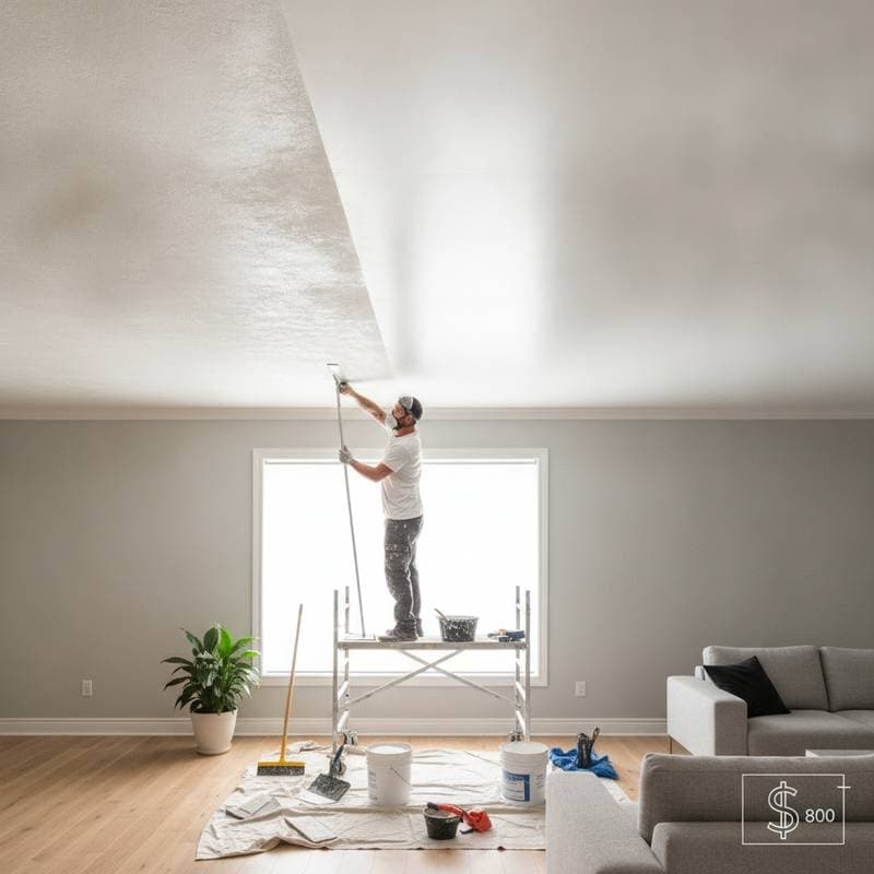 Image for Skim Coating: The $800 Fix for Popcorn Ceilings
