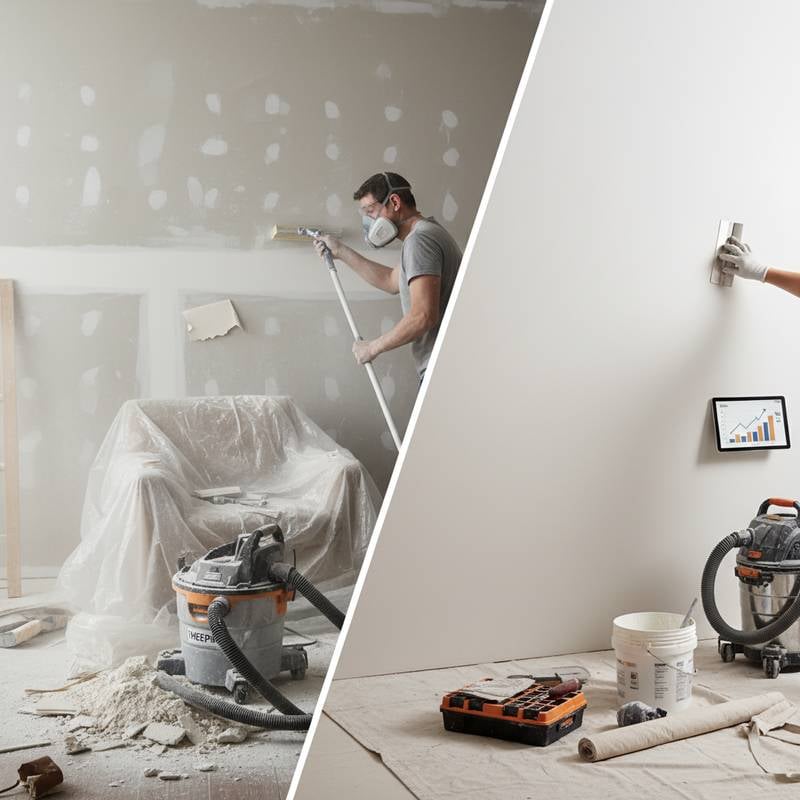 Featured image for Why DIY Drywall Sanding Costs You $800 Extra