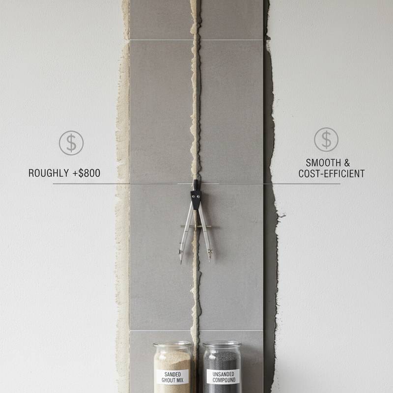 Featured image for The $800 Impact of Sanded vs Unsanded Grout