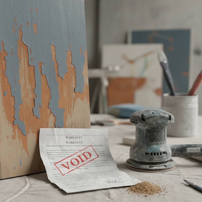 Featured image for Sanding Shortcuts That Void Your Paint Warranty