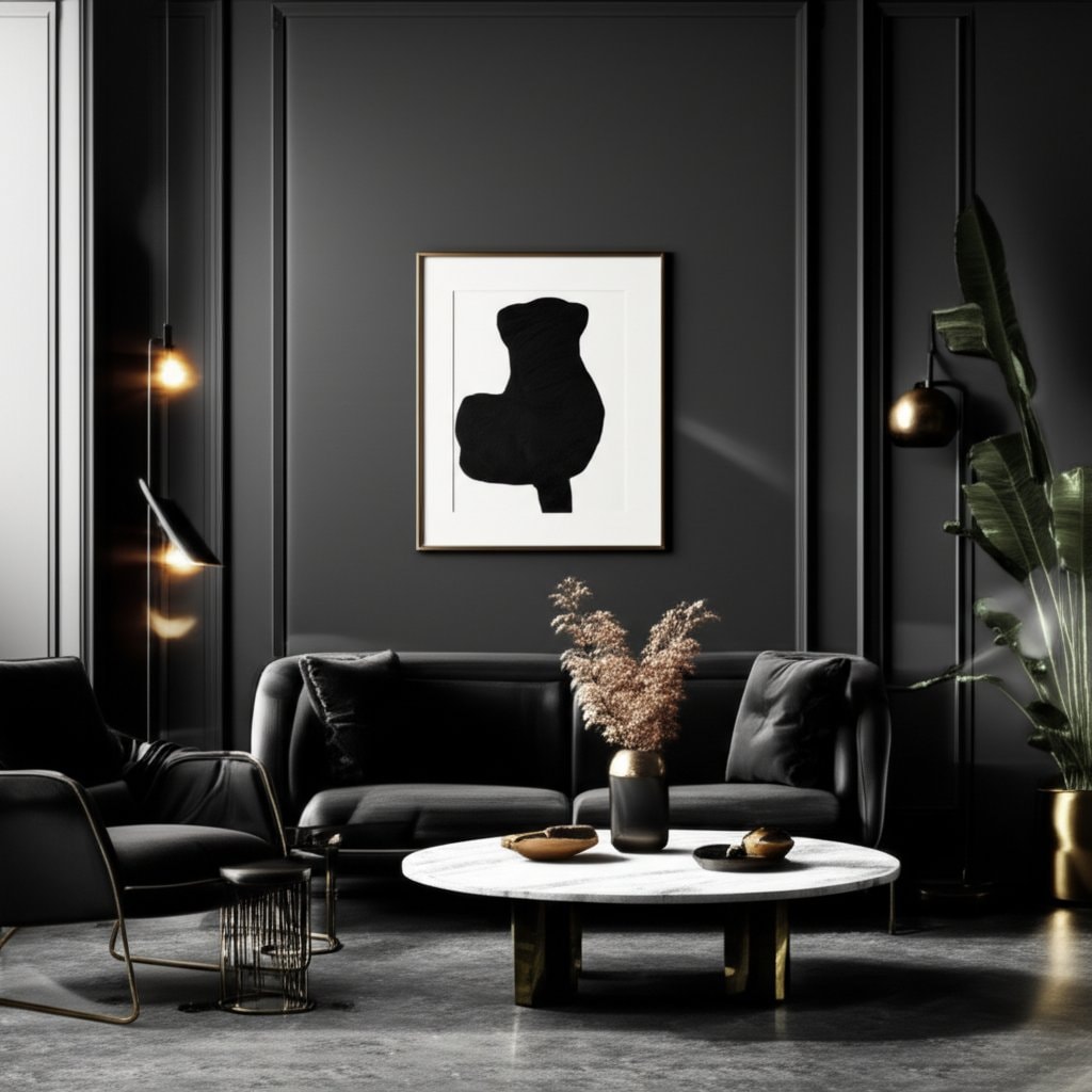 Featured image for Black Paint's 300% Surge Redefines Home Design