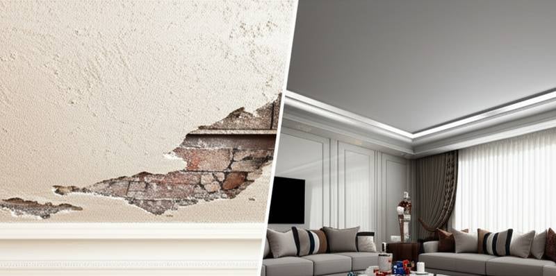 Featured image for Why Contractors Avoid Popcorn Ceiling Work Now