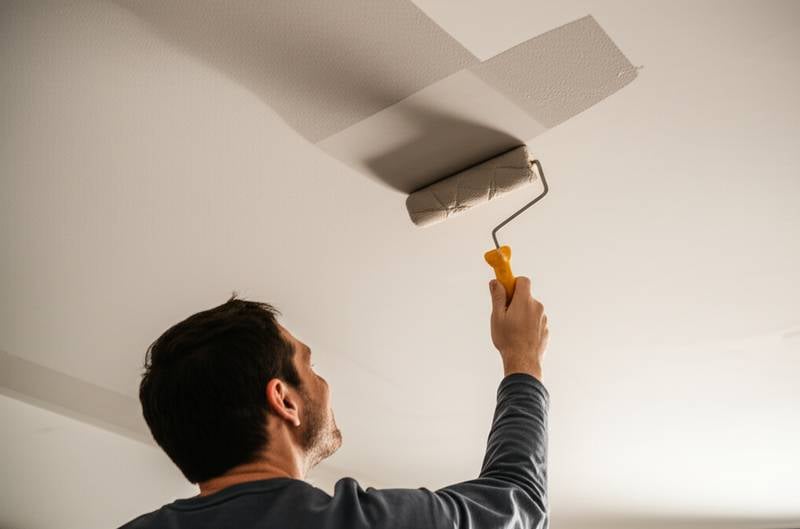 Featured image for Stop Ceiling Drips With the Right Roller and Paint Load