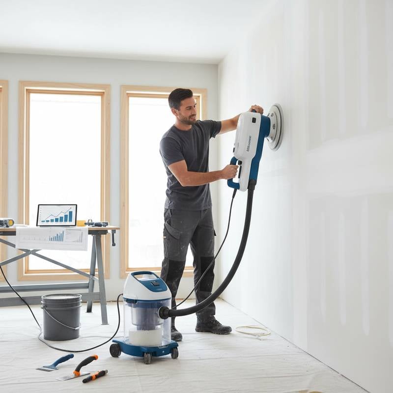 Featured image for The $800 Dustless Sander Everyone Swears By for Drywall