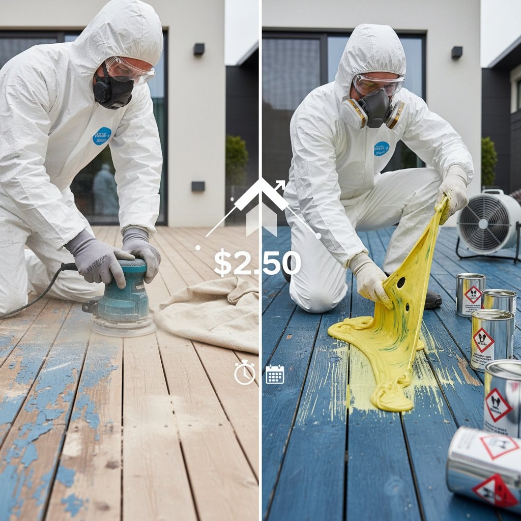 Featured image for Sanding Beats Chemicals by $2.50 Per Square Foot
