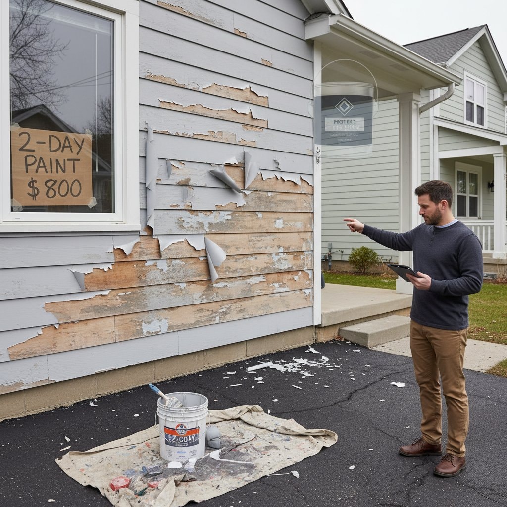 Featured image for Why $800 Exterior Paint Jobs Fail Within Months