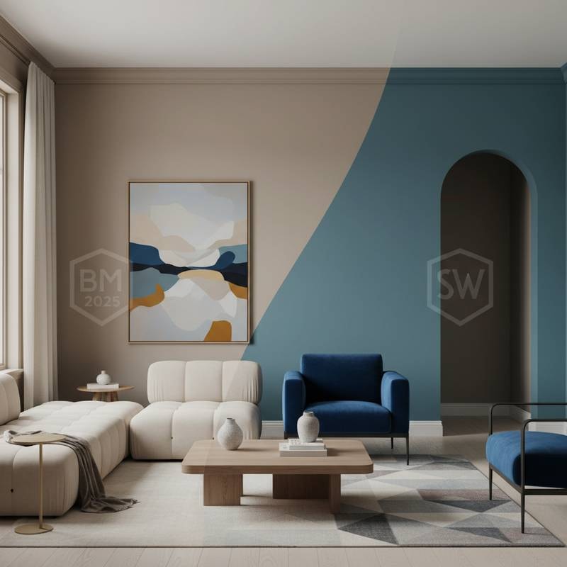 Featured image for Why Benjamin Moore's 2025 Color Beats Sherwin-Williams