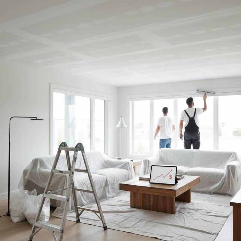 Featured image for The $1,800 Surprise: Popcorn Ceiling Removal ROI