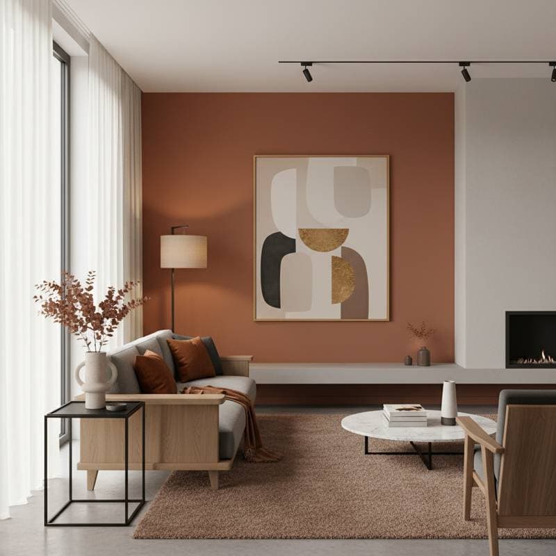 Image for Terracotta and Burnt Orange Transform Modern Homes