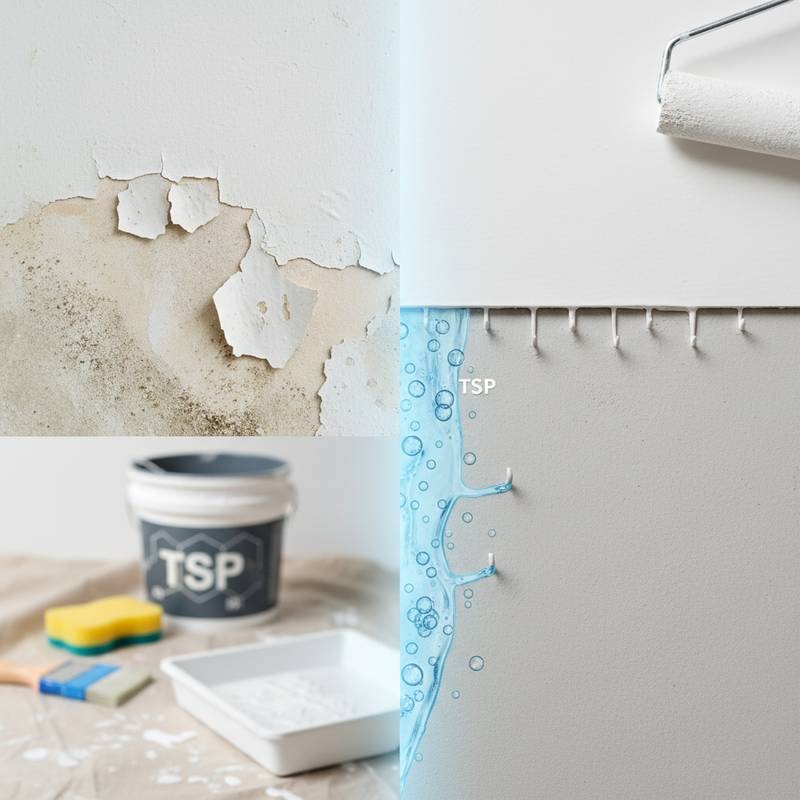 Featured image for Why Paint Fails Without TSP Surface Cleaning