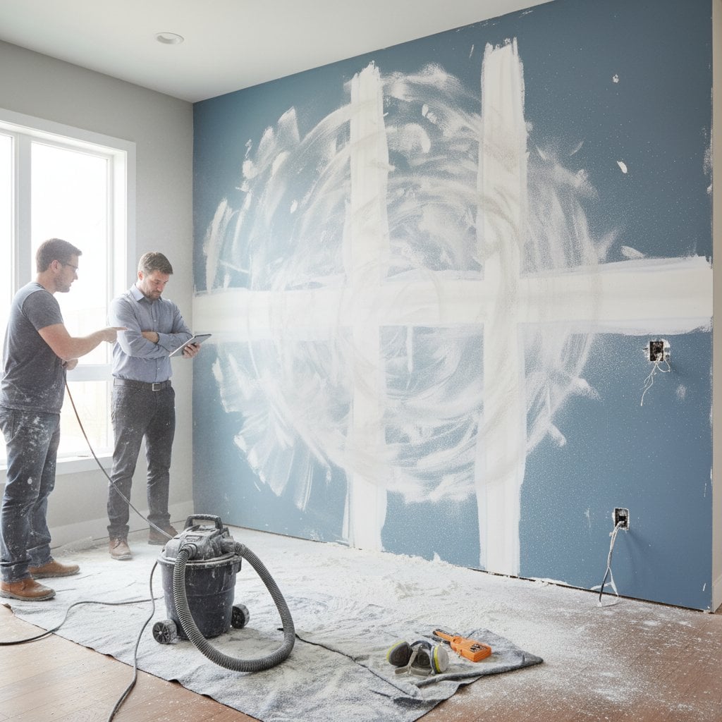 Featured image for The $800 Drywall Sanding Error That Ruins Everything