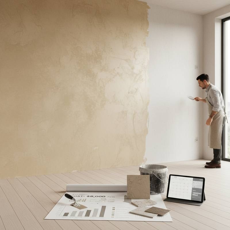 Featured image for Venetian Plaster: $8K Trend Reviving Dull Walls
