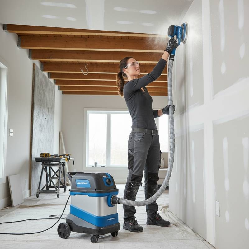 Featured image for The $800 Dustless Sander Ending Drywall Dust Nightmares