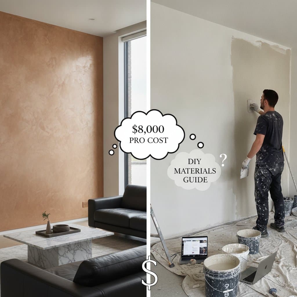 Featured image for Venetian Plaster: $8K Pro Cost vs DIY Materials