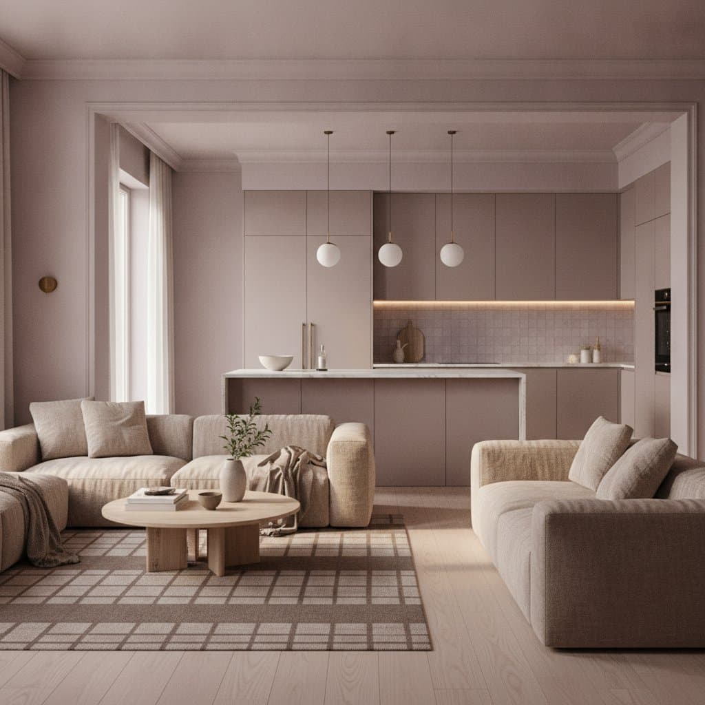 Featured image for Dusty Lavender & Mocha Redefine Neutral Paint